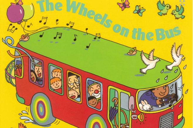 wheels on the bus 巴士上的轮子.经典动画