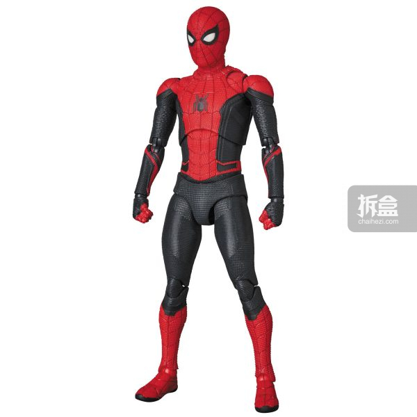 MAFEX《蜘蛛侠：英雄远征》蜘蛛侠Spiderman升级版战衣可动人偶_官方