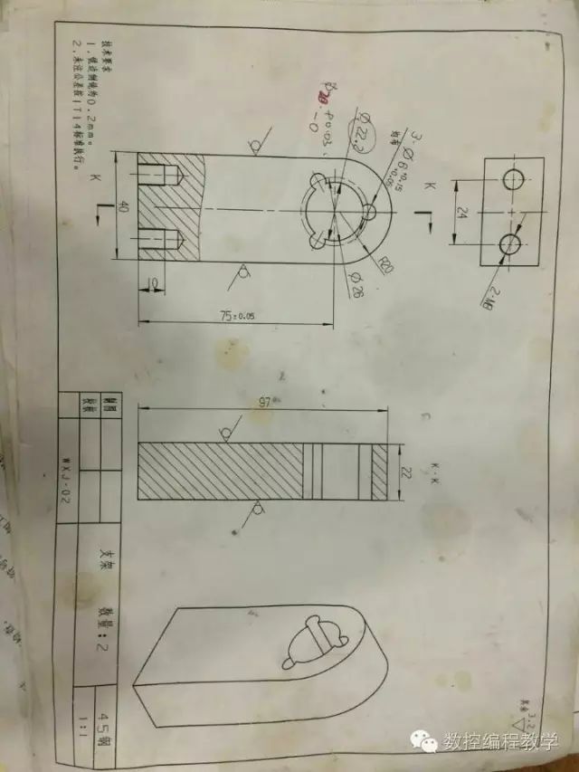 经典工艺数控加工图纸,练手的时候到了