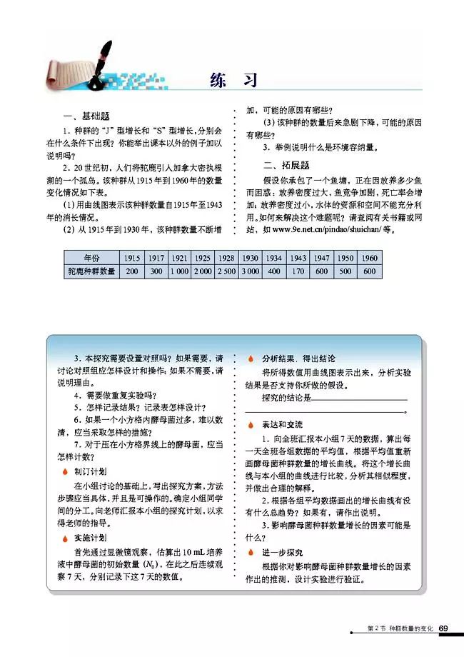 高二生物必修三电子课本（人教版）