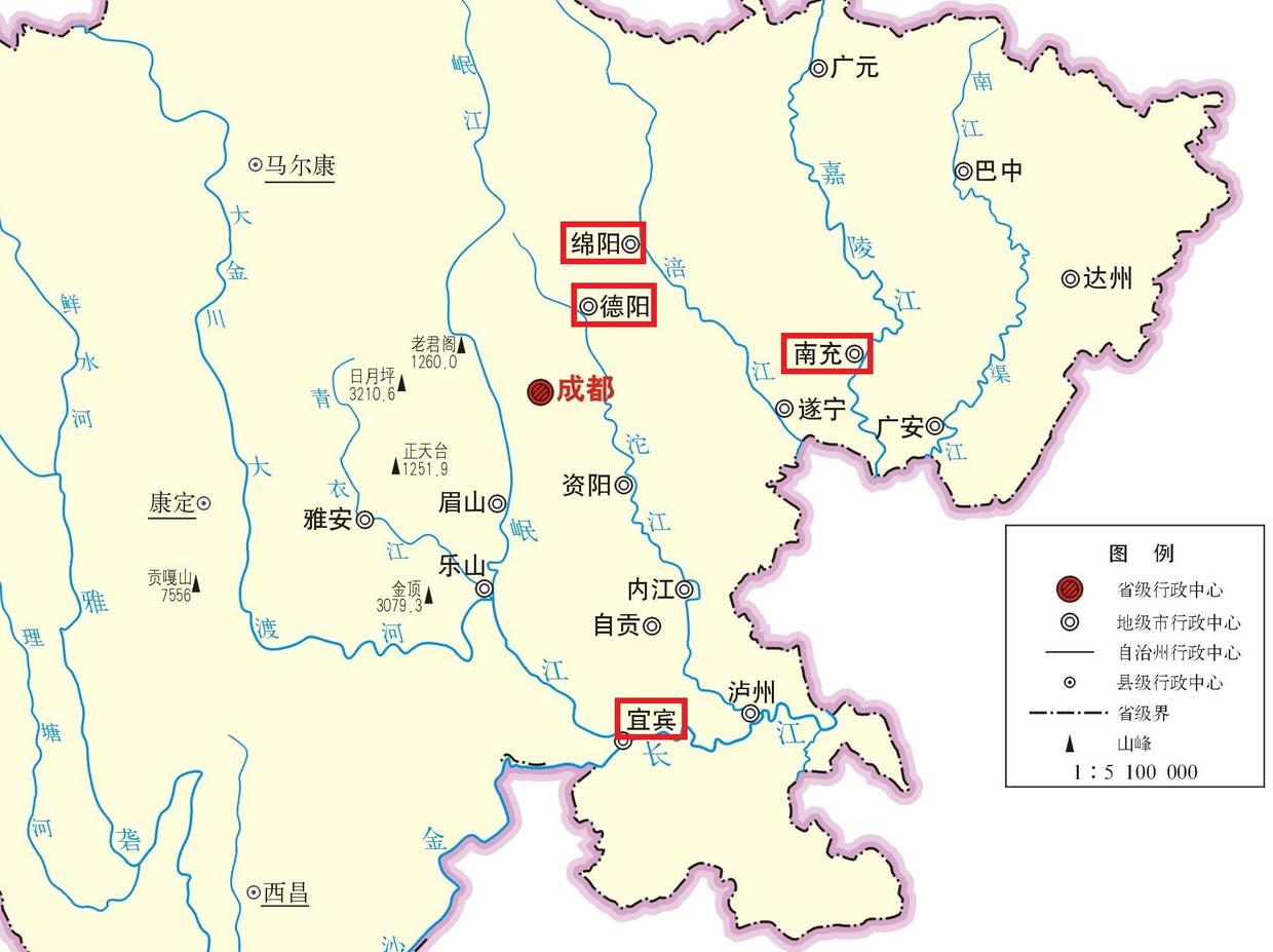 四川省各省市经济总量