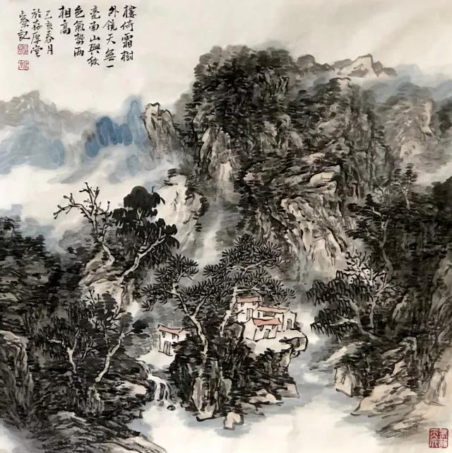 当代著名山水画家孟占京作品欣赏