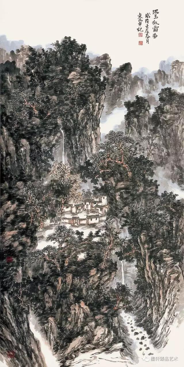 当代著名山水画家孟占京作品欣赏