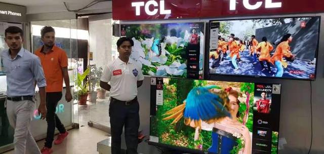 TCL印度线下渠道销售攀升中大尺寸电视地位稳固