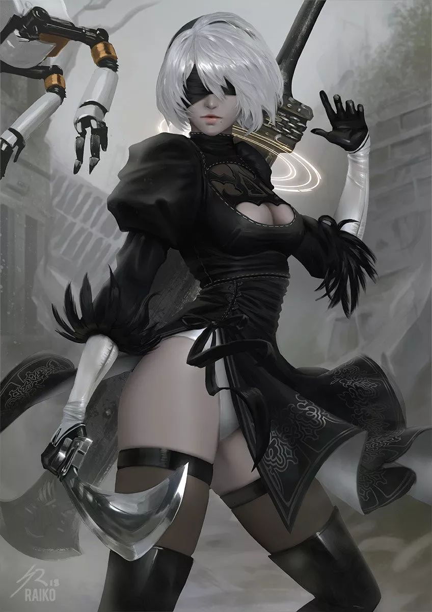 光感强烈,色彩通透的性感美女插画,这身材也太好了吧!