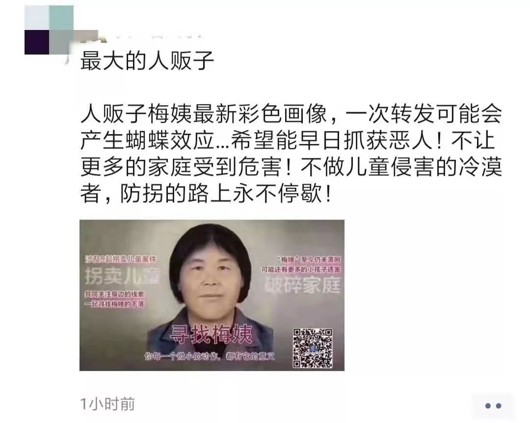 大名全城通缉的人贩子梅姨原来是她