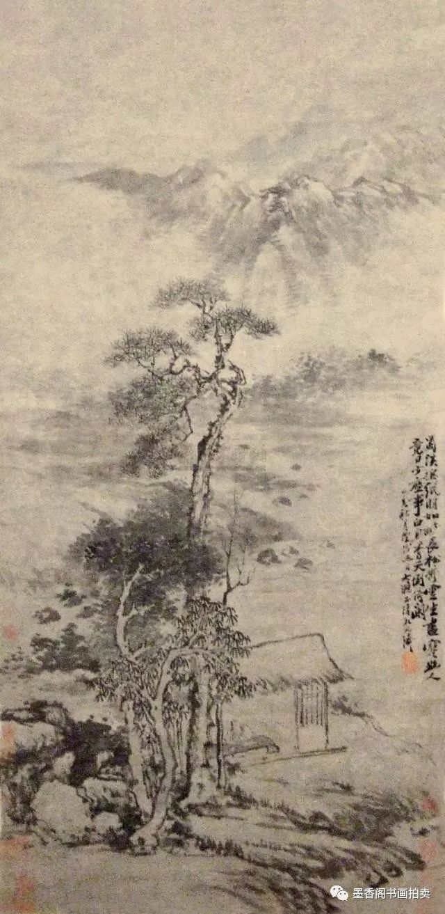 古代文人山水画的荒寒之境于画是寂远廖阔于心则一尘不染