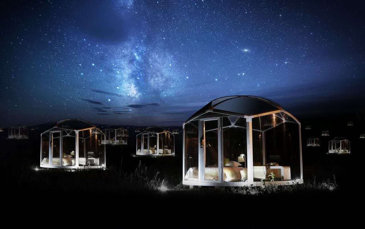 最新设计住宿产品:360°全透明星空房设计研发生产历程