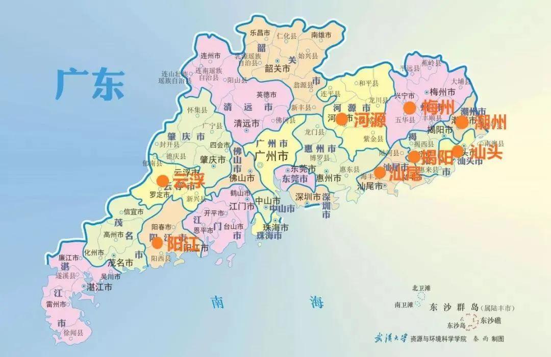 相比其他非珠三角地区,以上城市无一不是在行政区划上存在明显问题