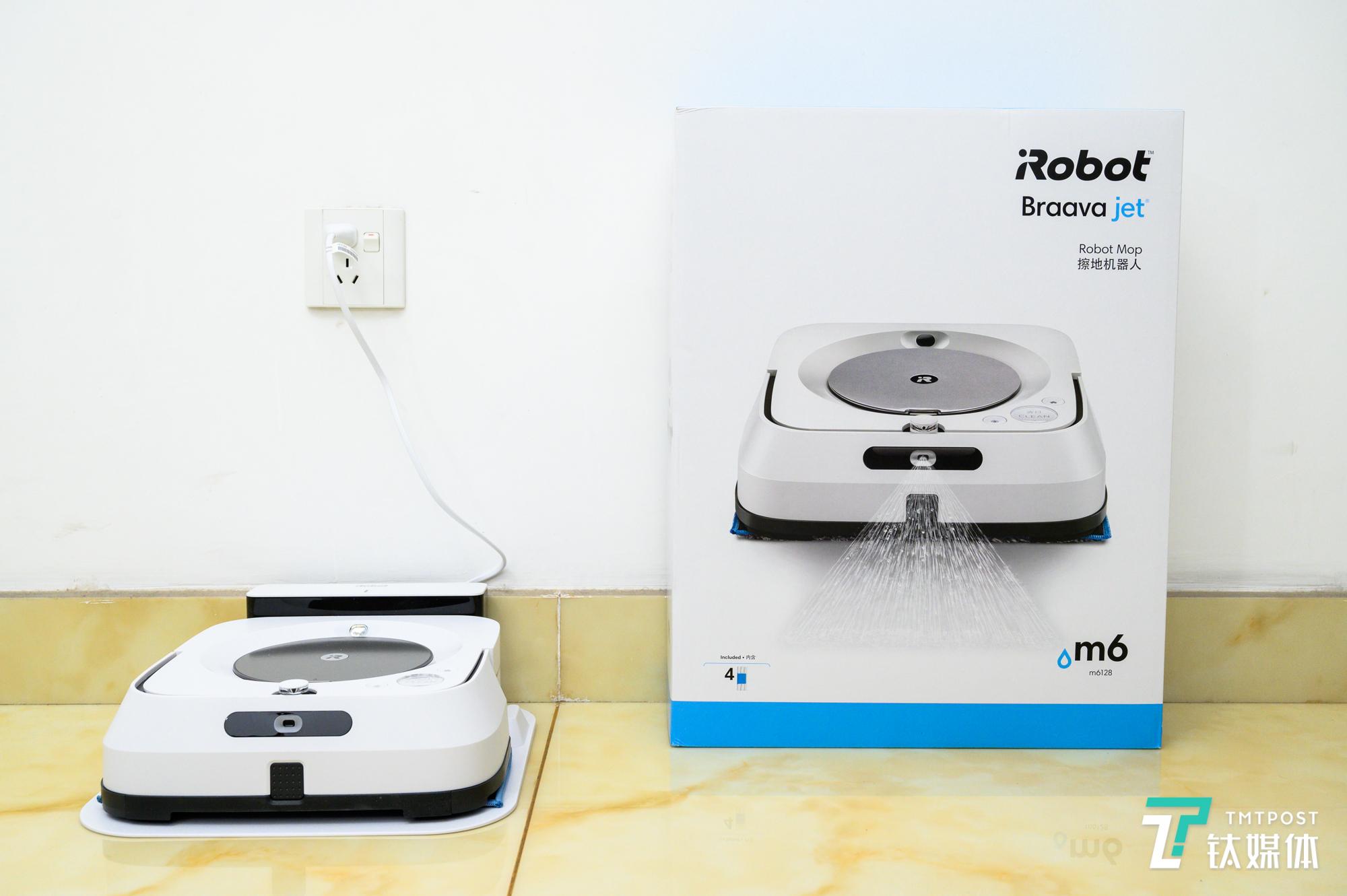 Imprint互联技术首秀，iRobotBraavajetm6擦地机器人评测|钛极客