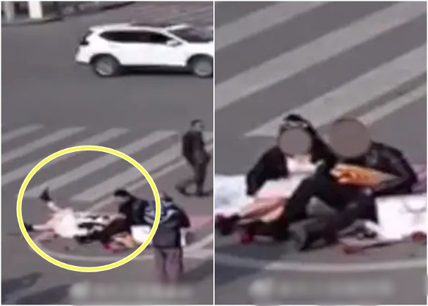 马路上婚纱照_马路上交通标志(2)
