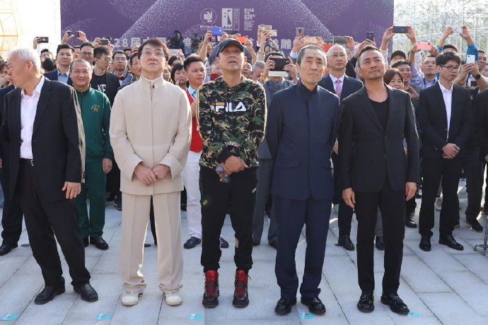 出席开幕式的嘉宾,如成龙,陈道明,张艺谋,吴京,易烊千玺,刘昊然