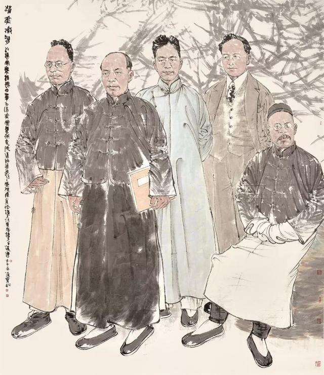 张宝松中国画人物画作品欣赏