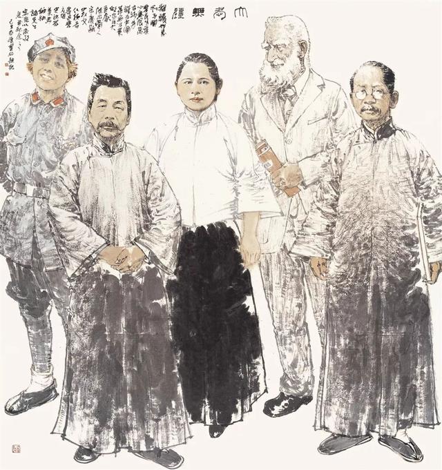 张宝松中国画人物画作品欣赏