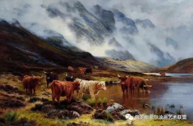 英国画家路易斯博斯沃思赫特风景油画作品欣赏