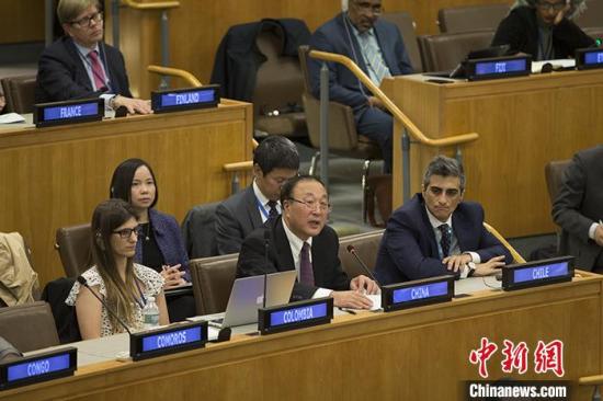 中国代表呼吁不断加强联合国与上合组织合作