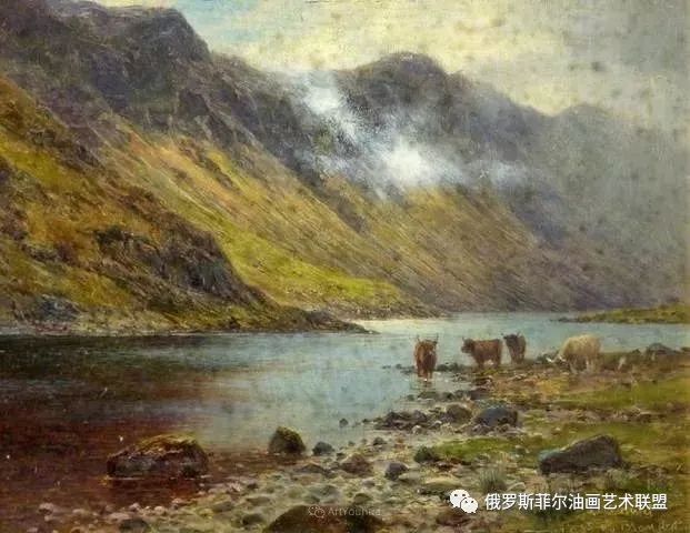 英国画家路易斯博斯沃思赫特风景油画作品欣赏