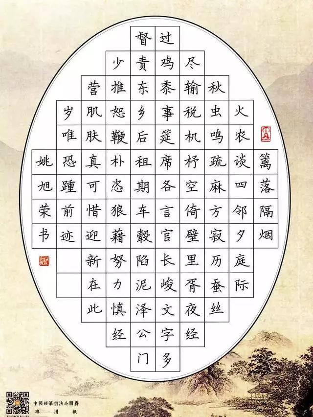 [转载]写出一手漂亮硬笔楷书字,它是关键