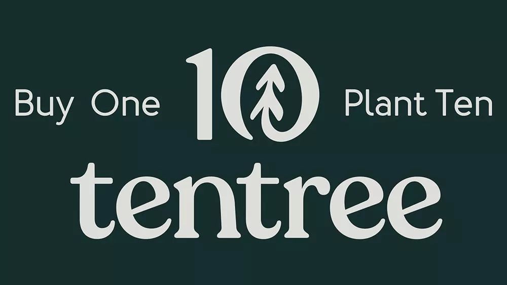 该公司户外服装“Tentree”视觉形象升级