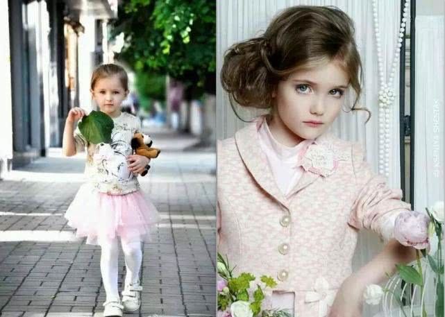 索菲亚,乌克兰的小女孩,我们看到她的眼睛,就是非常深邃的那种.