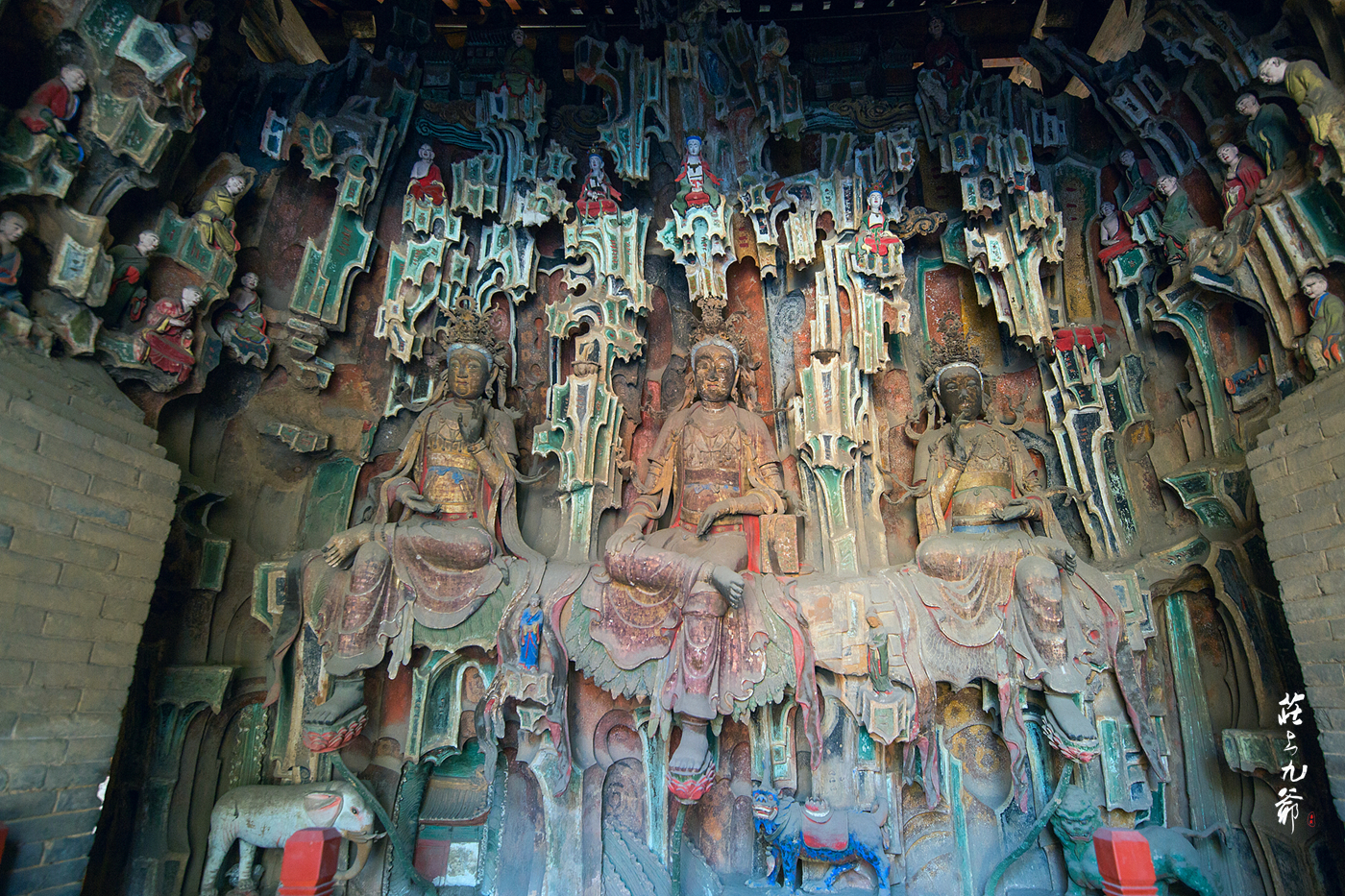一座乡野小庙的壁画居然堪比甘肃敦煌和山西永乐宫