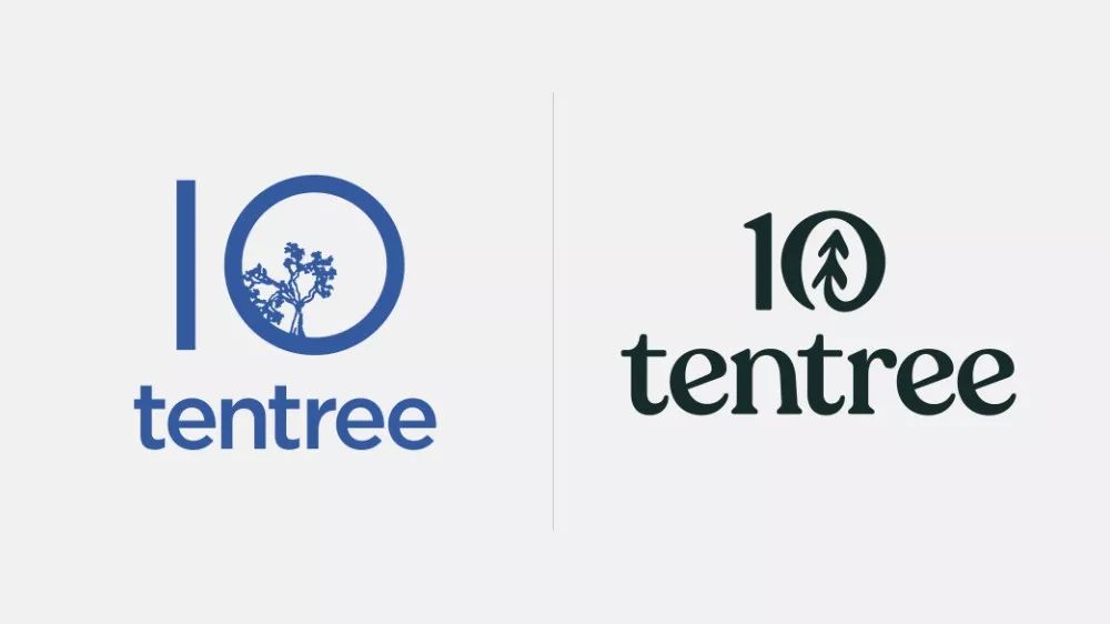 该公司户外服装“Tentree”视觉形象升级