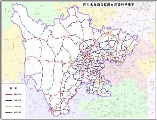 补充,新增规划研究路线等,进一步完善四川高速公路网布局.