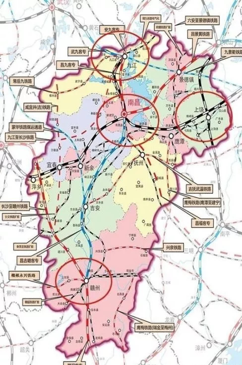 江西推动3条铁路纳入国家规划