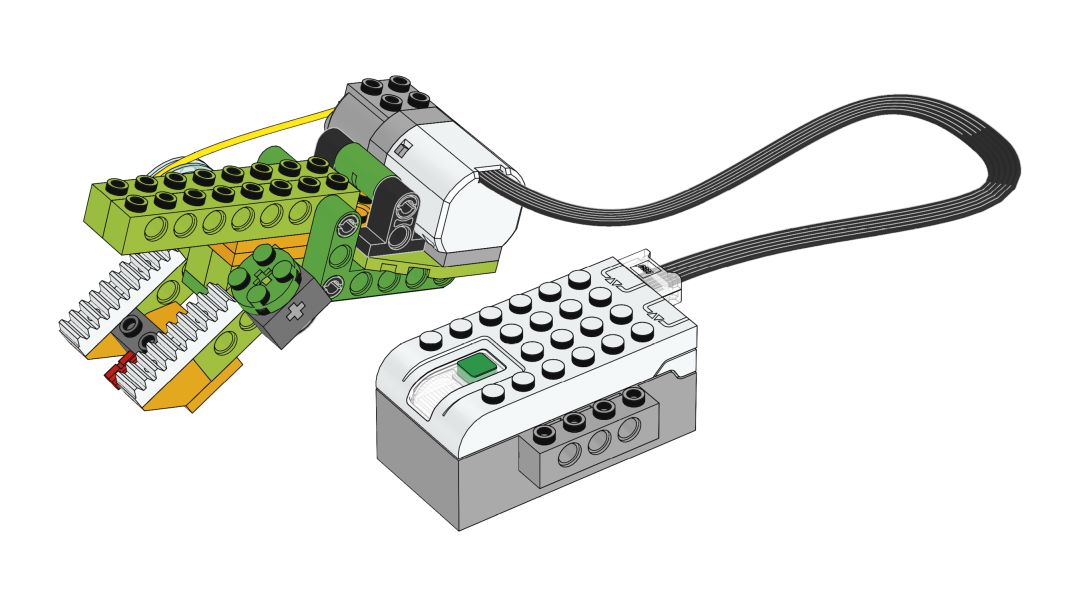 让wedo2.0科学机器人来解决!_搬运