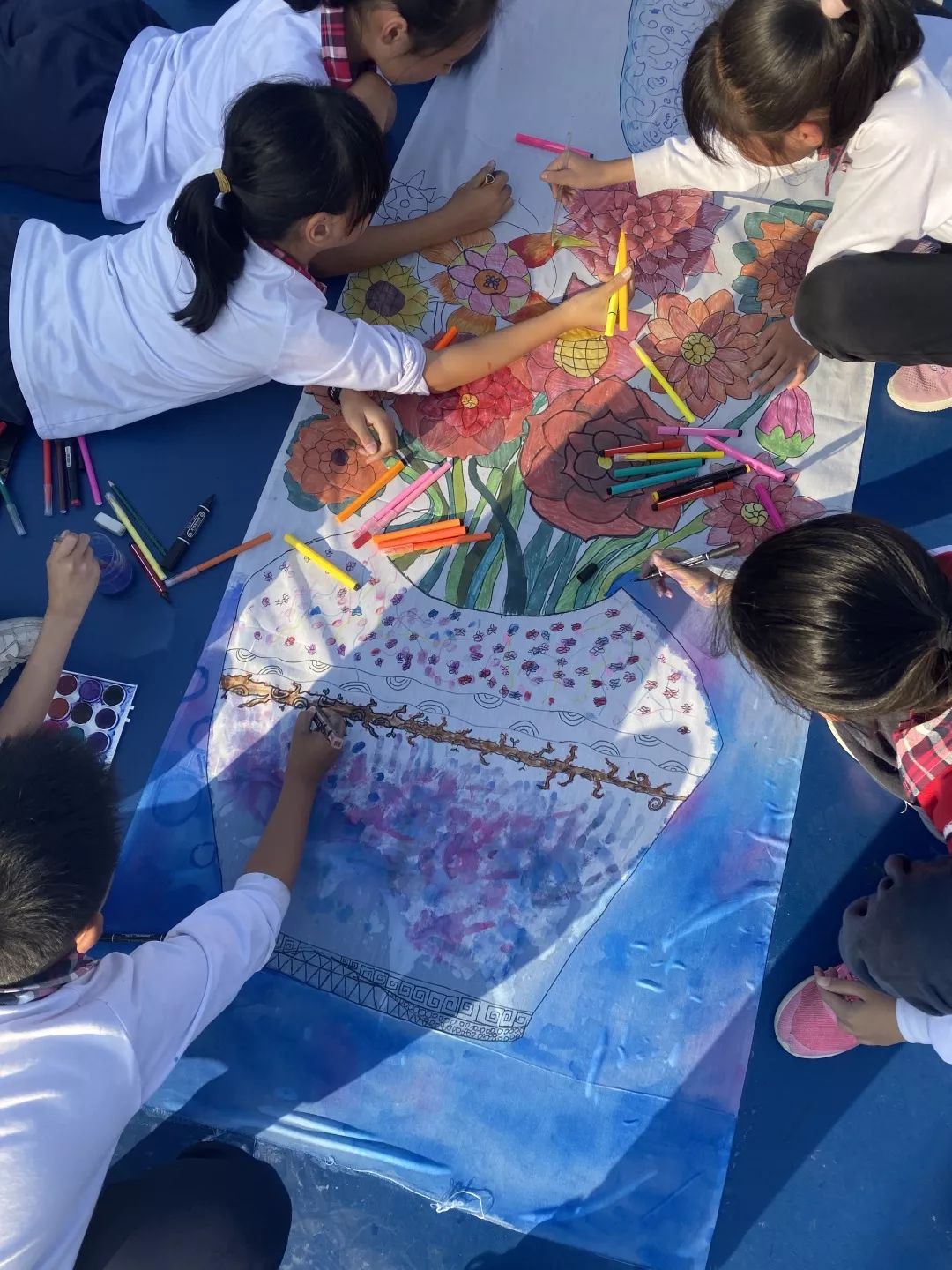 广外附属小学第十届童心绘蓝图现场书画比赛