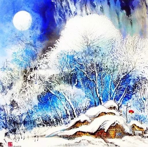 明日小雪|画中有雪,雪中有画