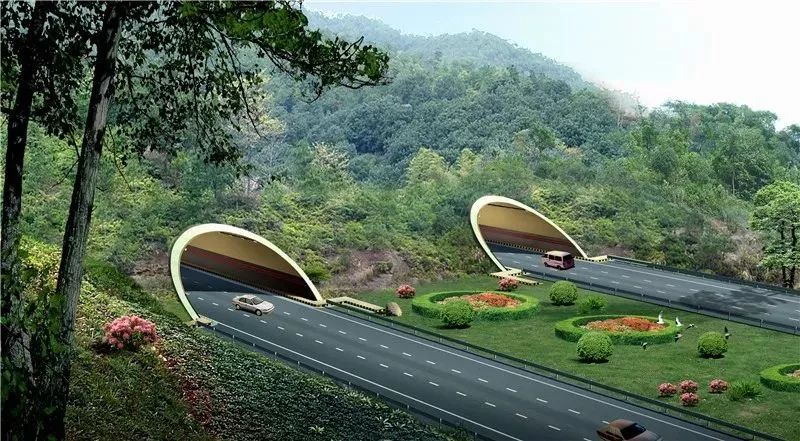 倒削竹式隧道(效果图)