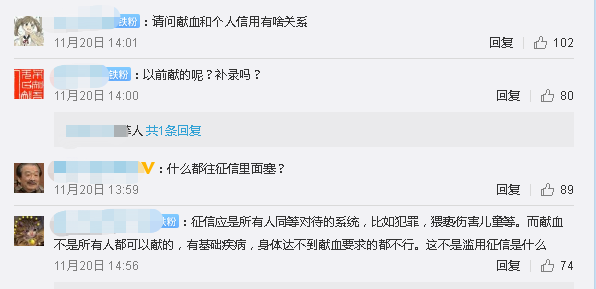 无偿献血或将纳入征信系统,引网友 专家热议丨今日热词打卡图片 26885 596x289