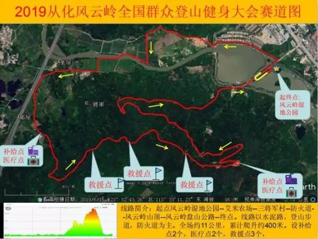 它是从化区国家级登山健身步道 活动概要: 地点: 风云岭湿地公园