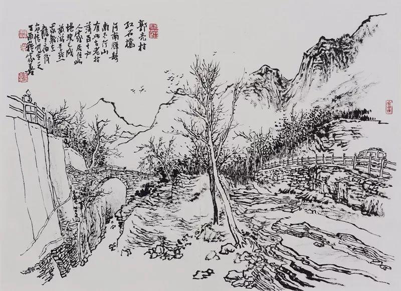大河向东流穆家善焦墨画学术邀请展在江阴引起焦墨热