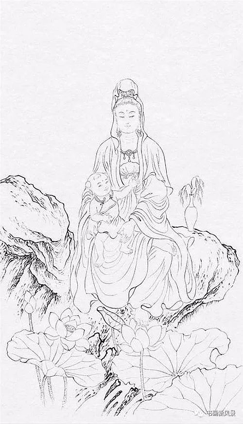 观音菩萨 怎么画 0921b27c28614eed8414db8cb903127b.jpeg