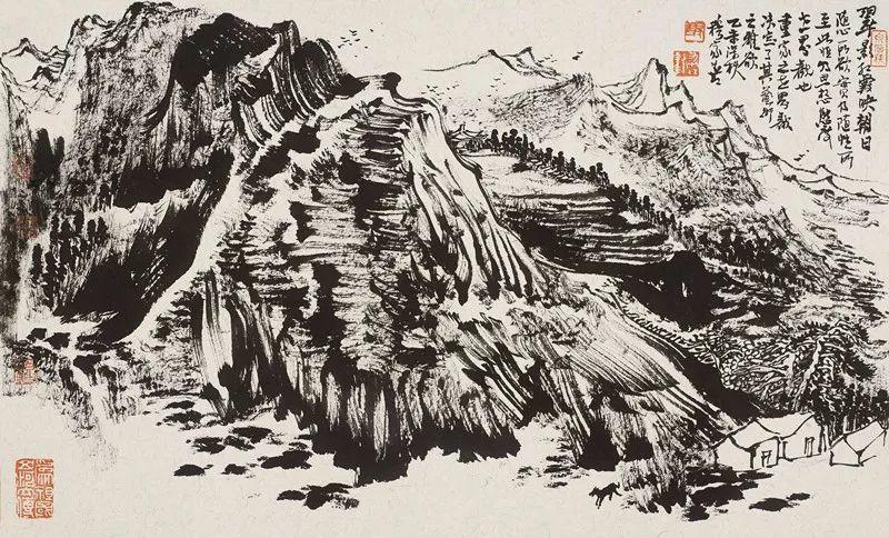 大河向东流穆家善焦墨画学术邀请展在江阴引起焦墨热