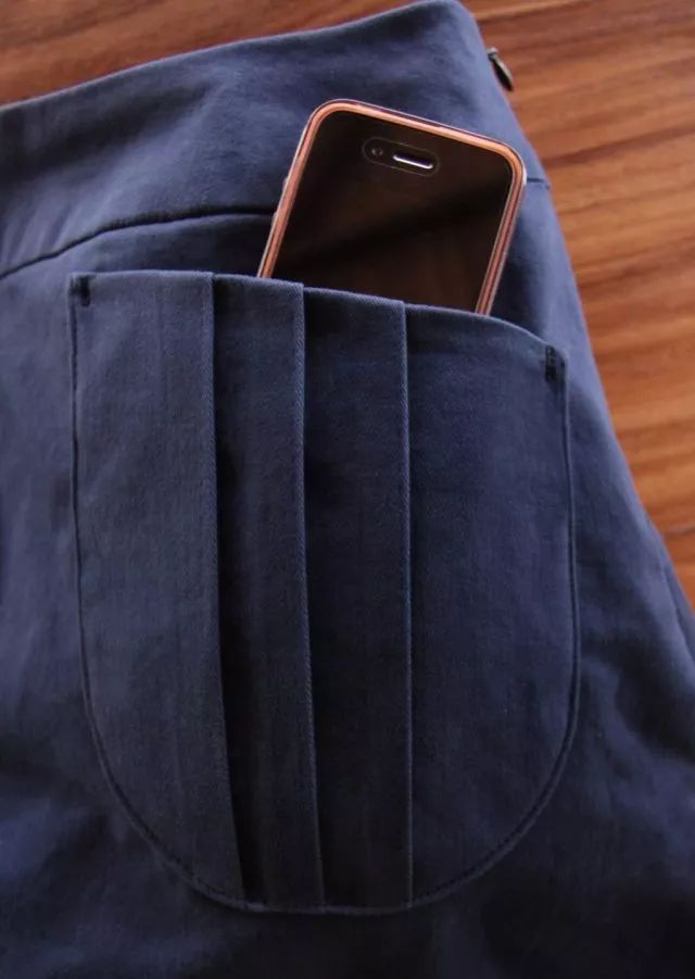 立体贴袋隐形贴袋大衣口袋打褶贴袋的详细做法口袋制作合集