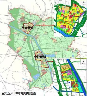 【重磅消息】宝坻新城2020规划图出炉,现在的宝坻规划