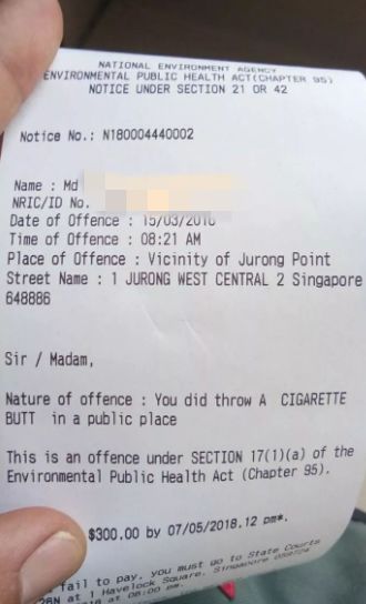 在新加坡你必须知道这些罚款规定！最新版~
