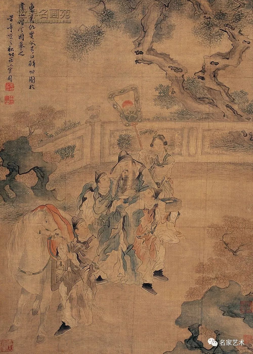 名品视界】清上官周作品欣赏_立轴