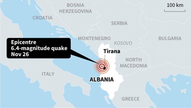 6.4级地震！阿尔巴尼亚30年来最强震已致6死325伤