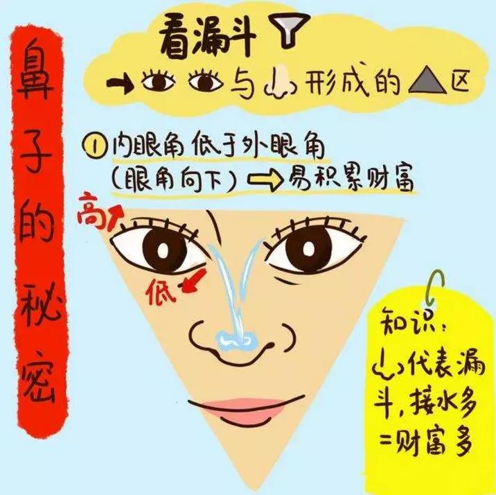 鼻子看运气_财运