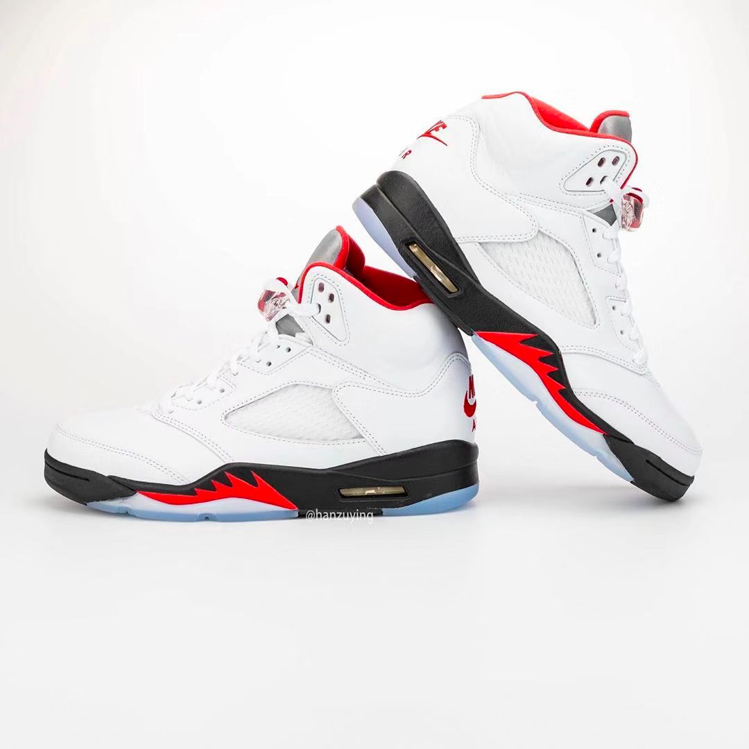 air jordan 5 fire red snkrs