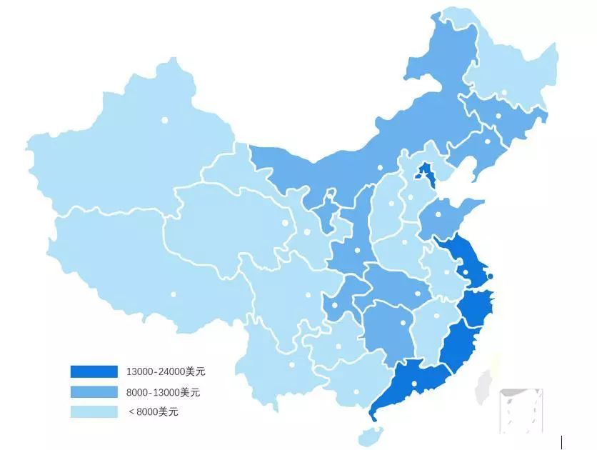 中国各省份GDP分布分析_中国各省份地图(2)