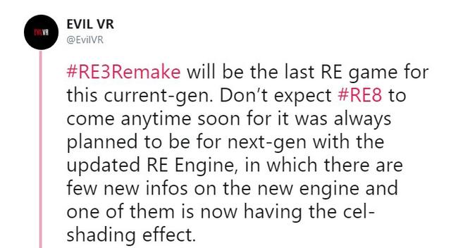 传闻：《生化危机8》将面向次世代主机开发会使用升级版RE引擎_消息