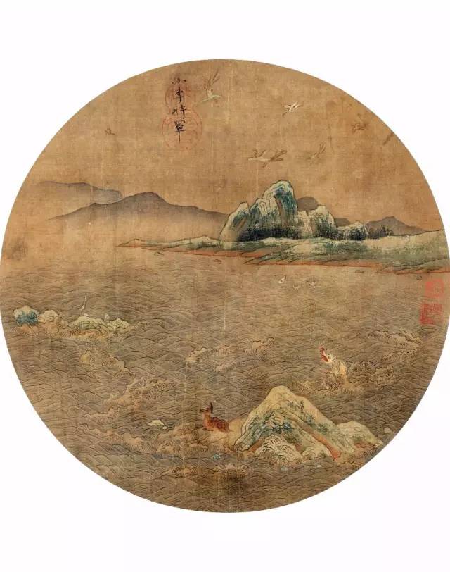 历代画家画水百图(值得珍藏)_波浪