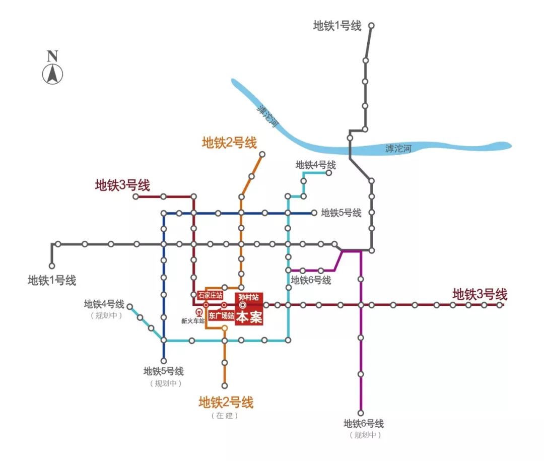 距新客站2公里,高铁连通正定机场,空陆交通无缝衔接,高效出行.