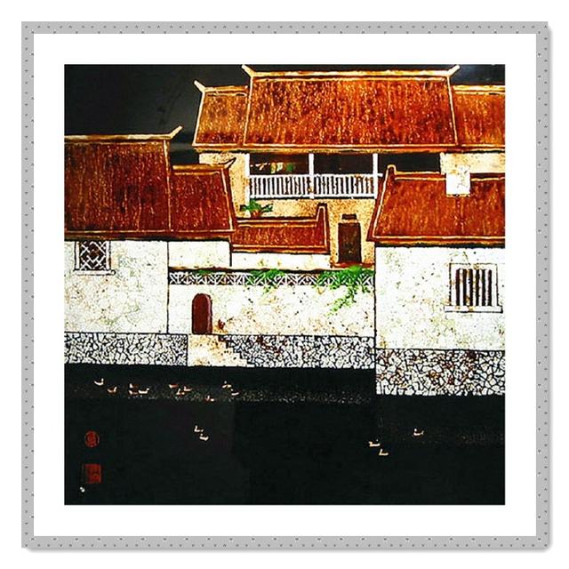 精美漆画 郑崇尧漆画艺术
