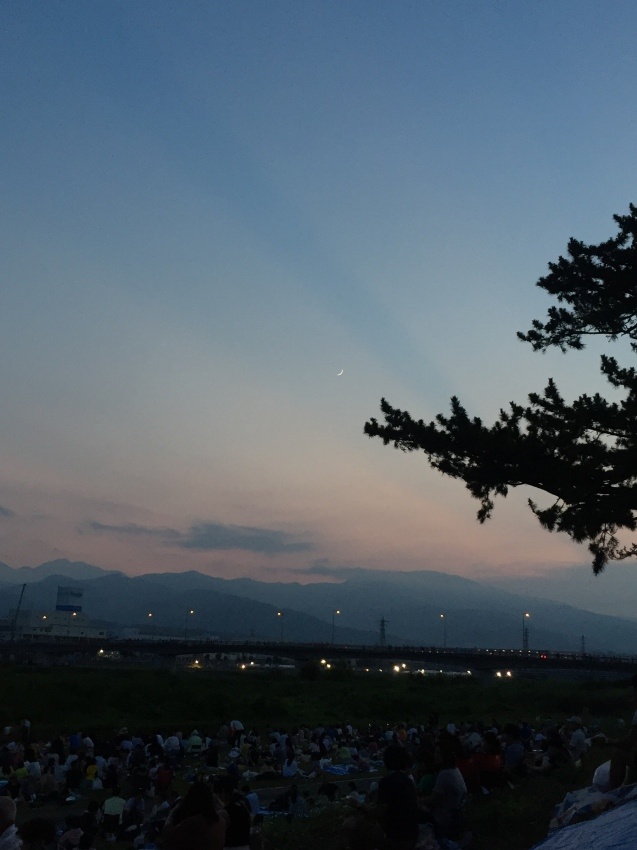 小田原花火大会前一刻 神奈川县